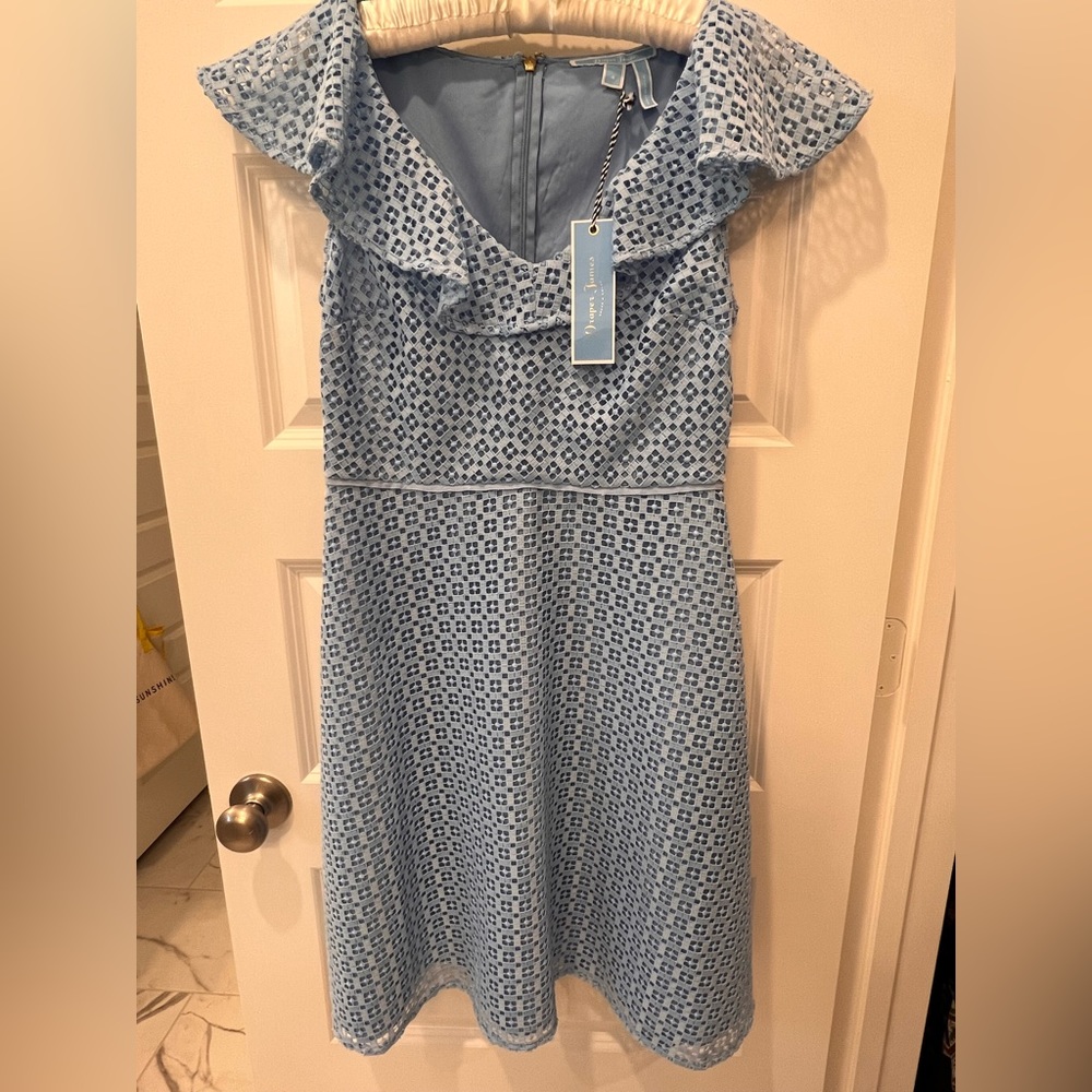 NWT Draper James Lattice A-line Dress. Size 4
